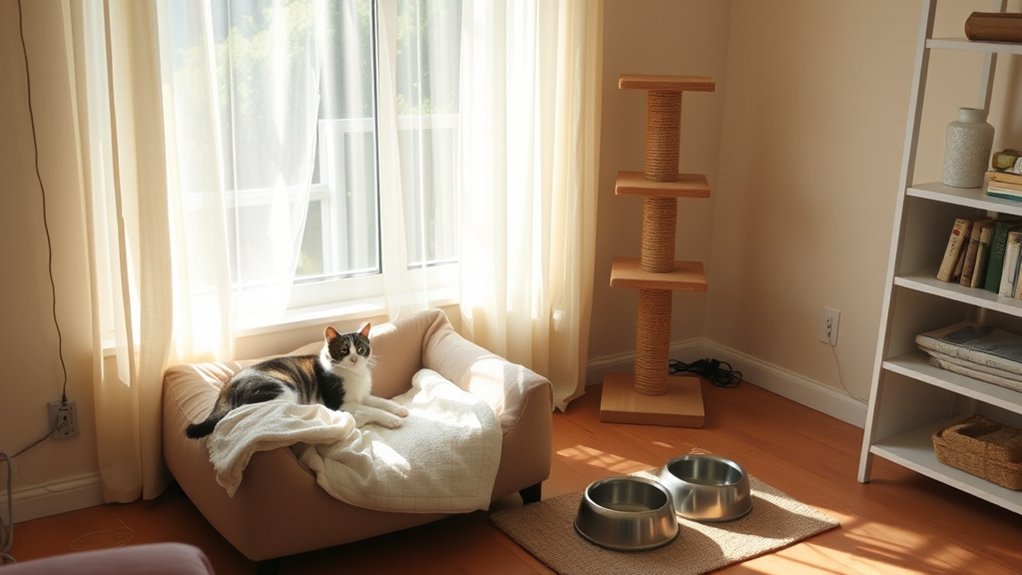 cat proof safe comfortable home
