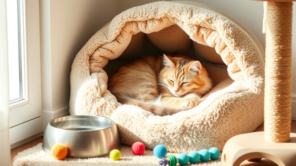 comfortable secure cozy retreat