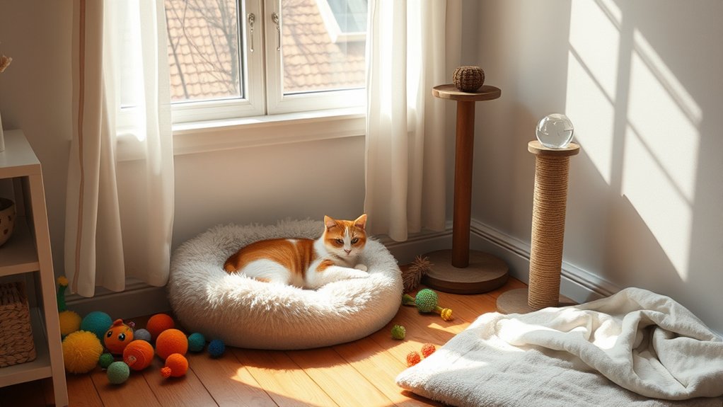 create safe cozy space
