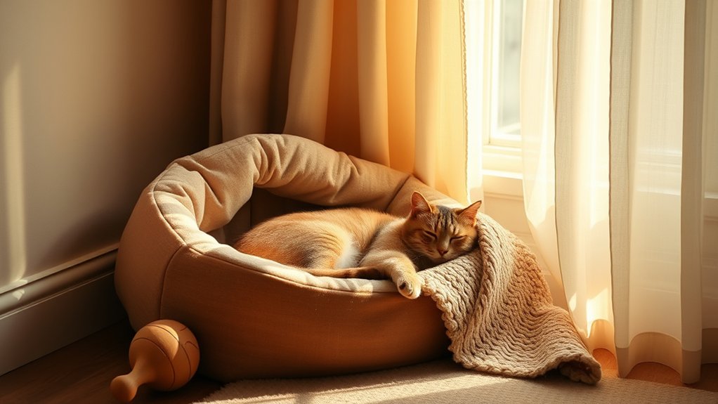 create secure cozy sleeping space
