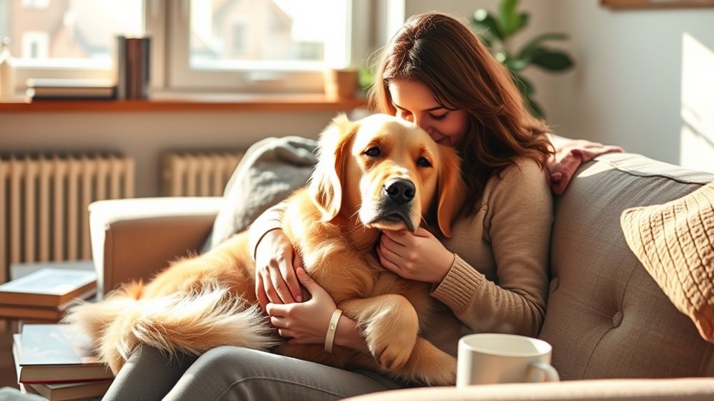 dog companionship alleviates depression