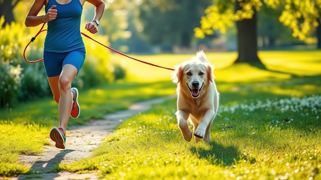dog walks promote fitness
