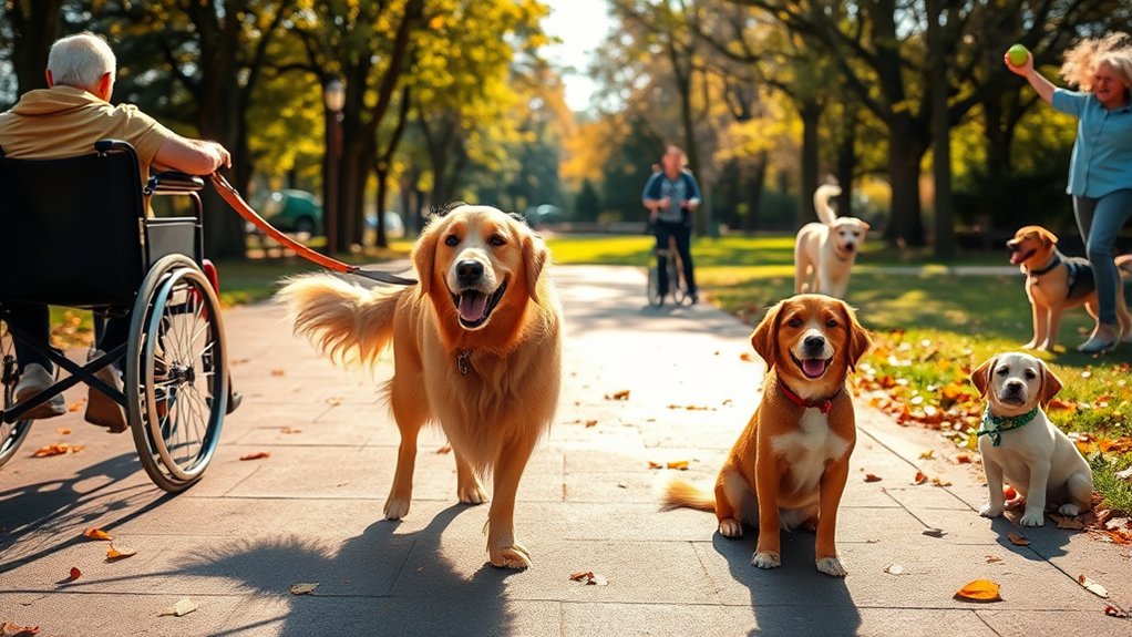 dogs assist humans daily