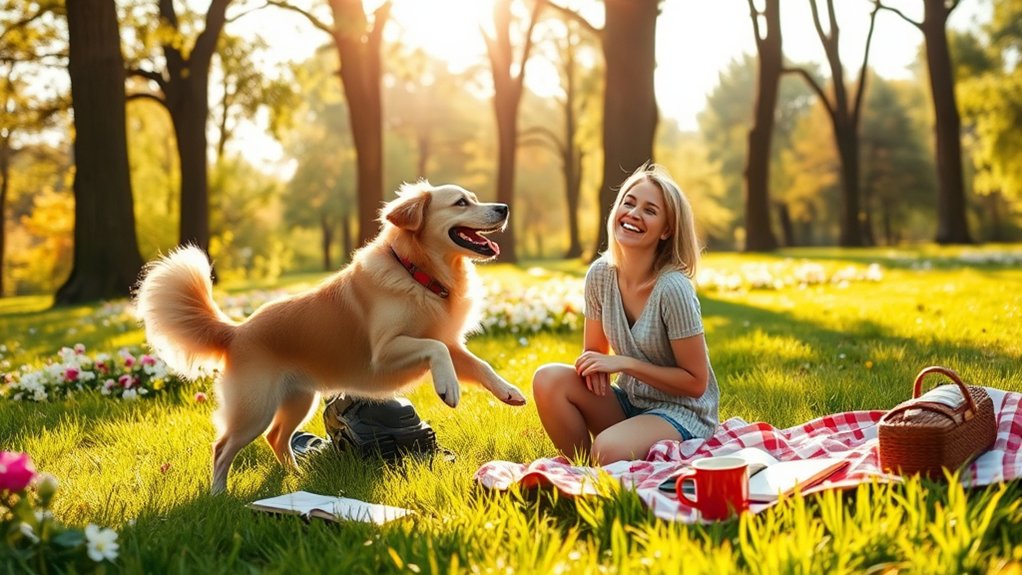 dogs increase happiness levels