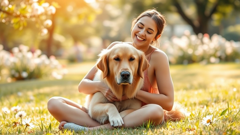 dogs soothe stress naturally