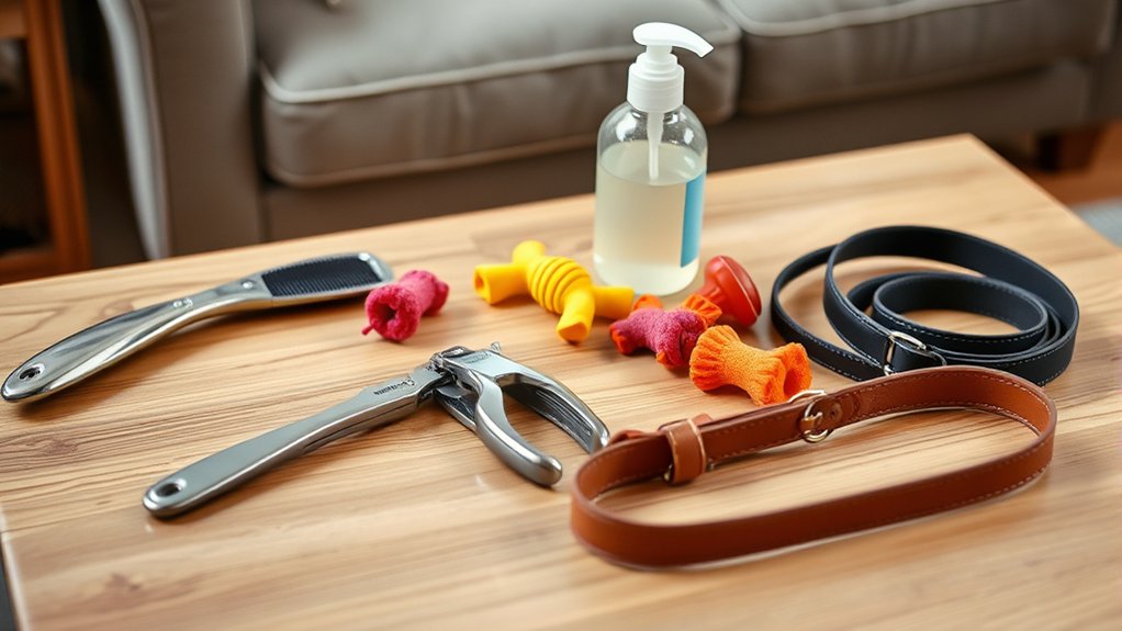 essential dog grooming supplies