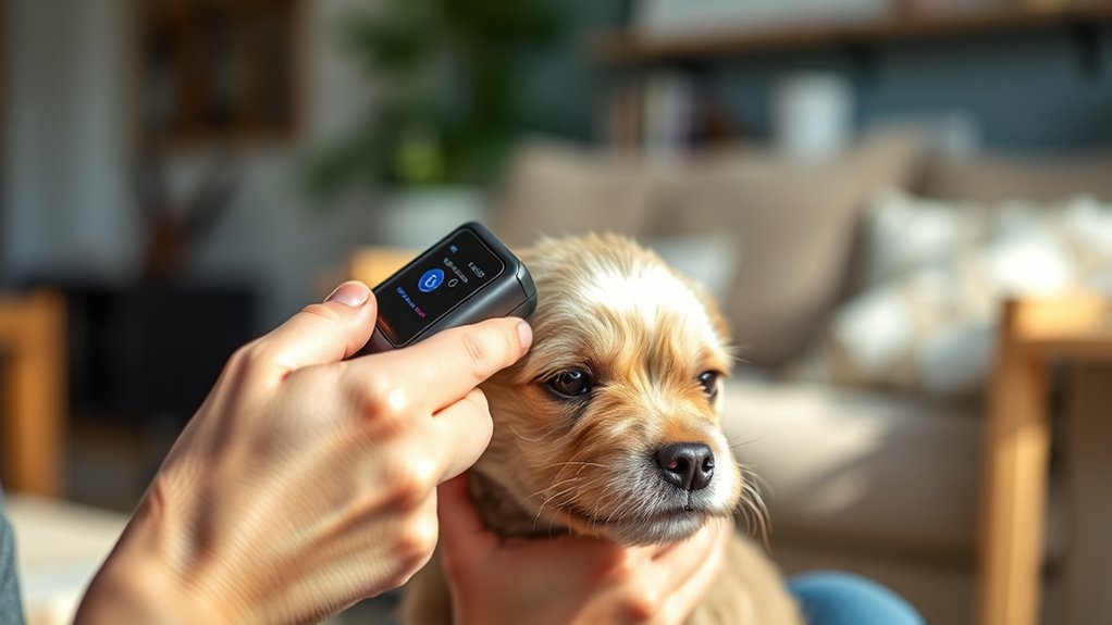 locate and scan microchip
