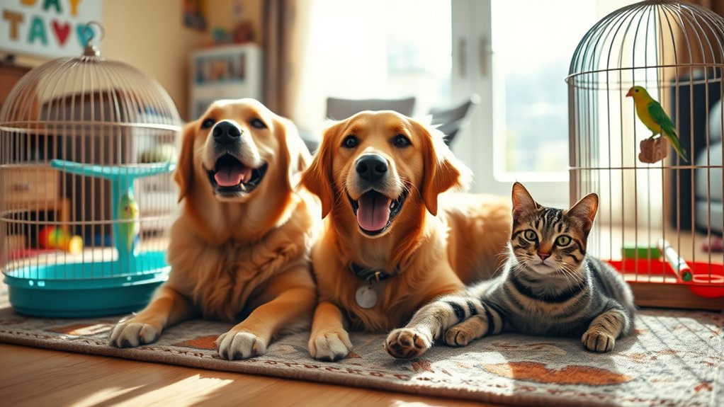 pets ideal for family living
