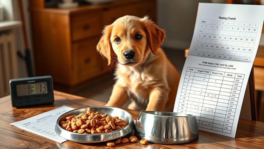 proper puppy nutrition routine