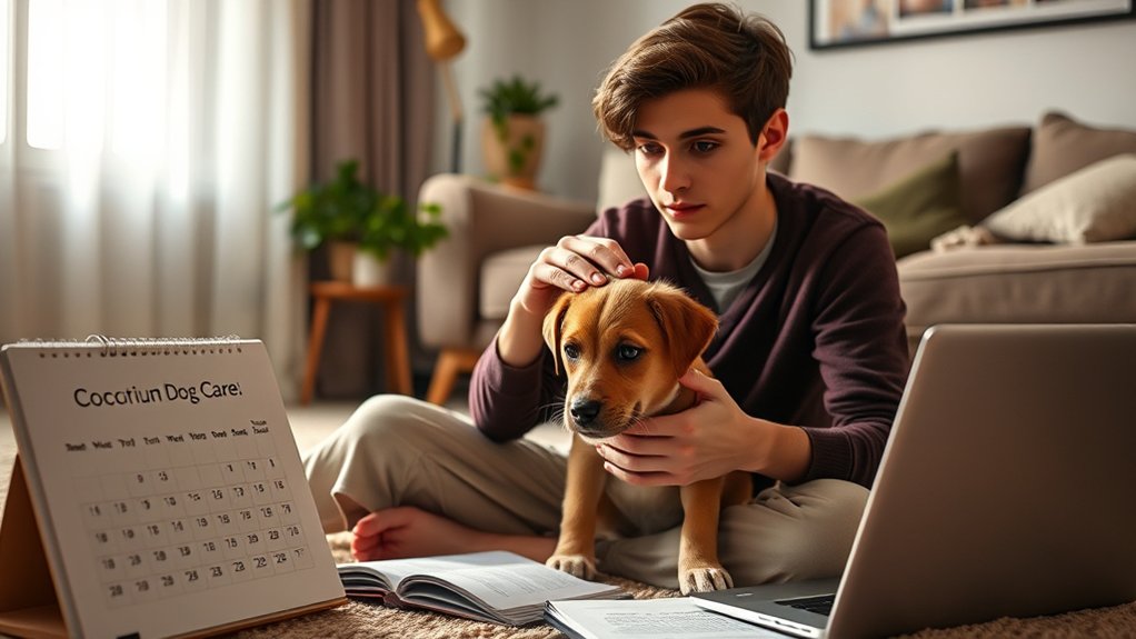 puppy care and commitment