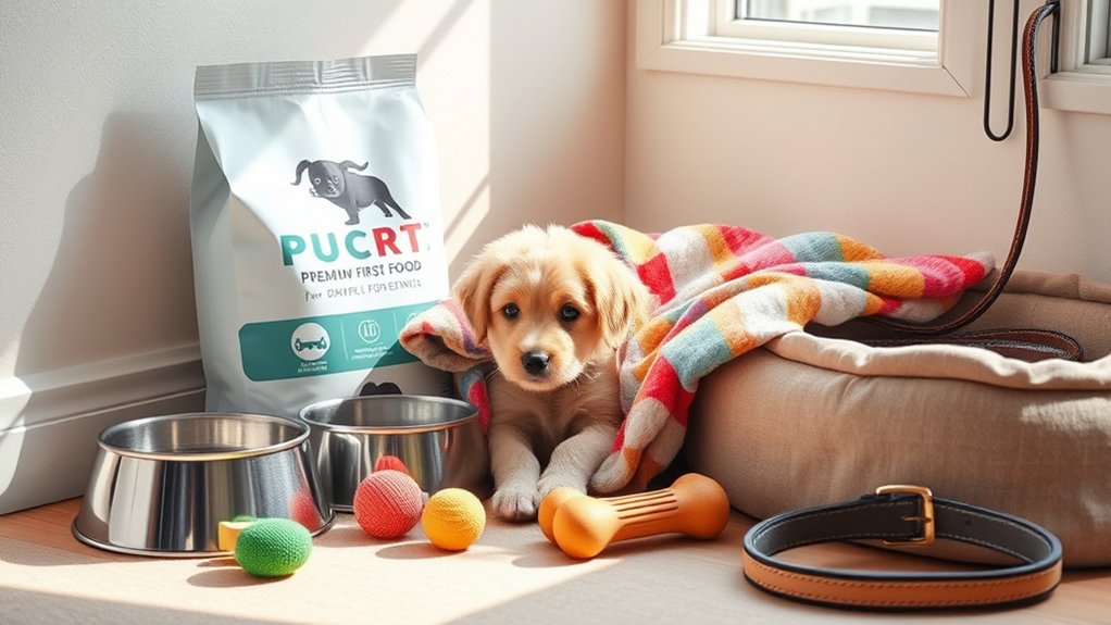 puppy essentials for first month