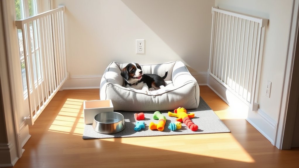 puppy proof safe socialize space