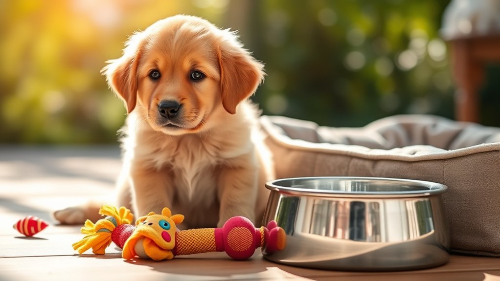 puppy supplies and essentials