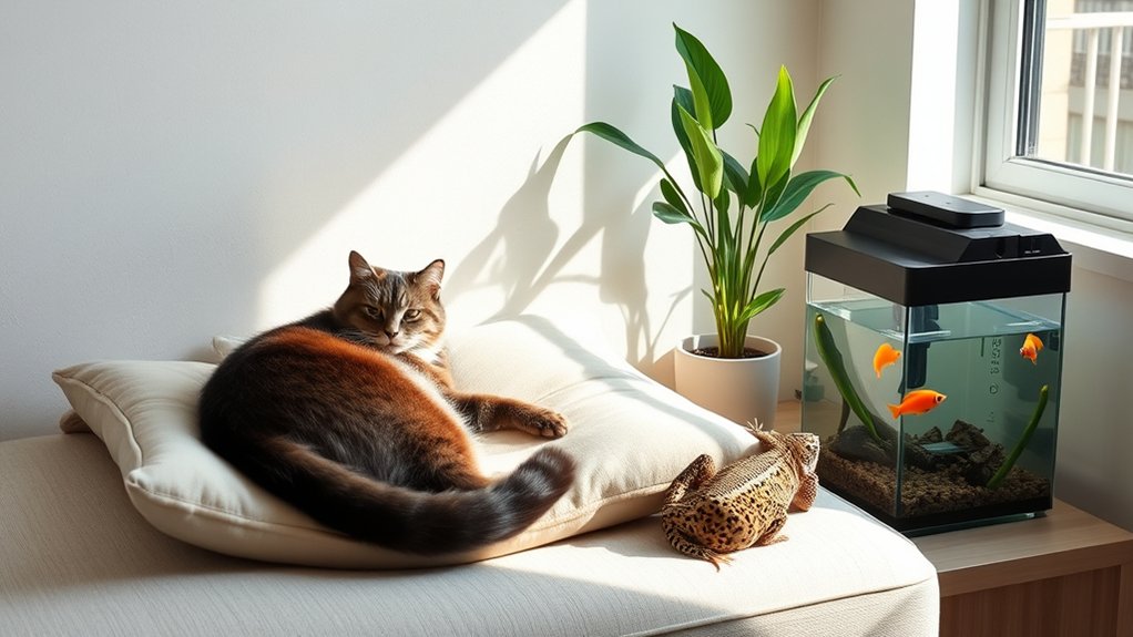 quiet low maintenance small pets